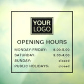 開館時間は黒と透明のロゴを追加 ウィンドウサイン (シート3)