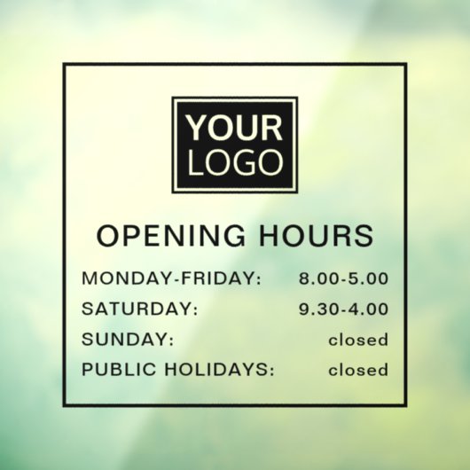 開館時間は黒と透明のロゴを追加 ウィンドウサイン (シート3)