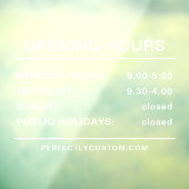開館時間(白)文字(透明) ウィンドウサイン (シート3)