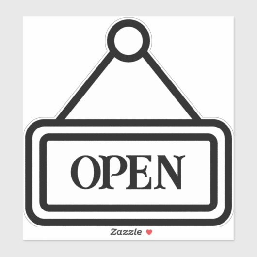 開/閉の表示インジケータのステッカー シール (シート)