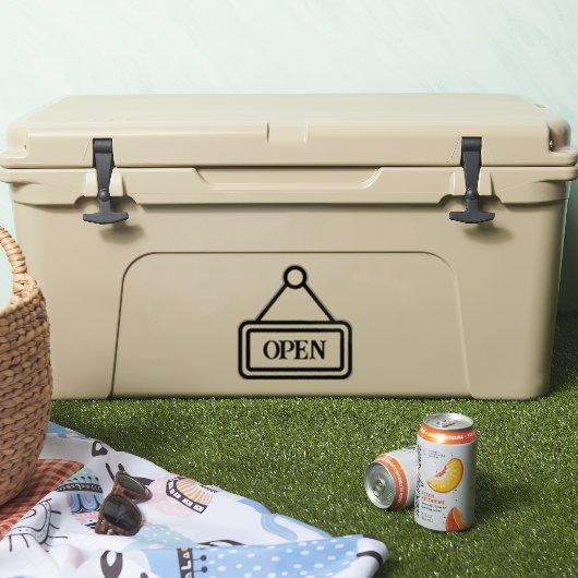 開/閉の表示インジケータのステッカー シール (クーラー)