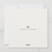 閏年おもしろい誕生日カエル シーズンカード (裏面)