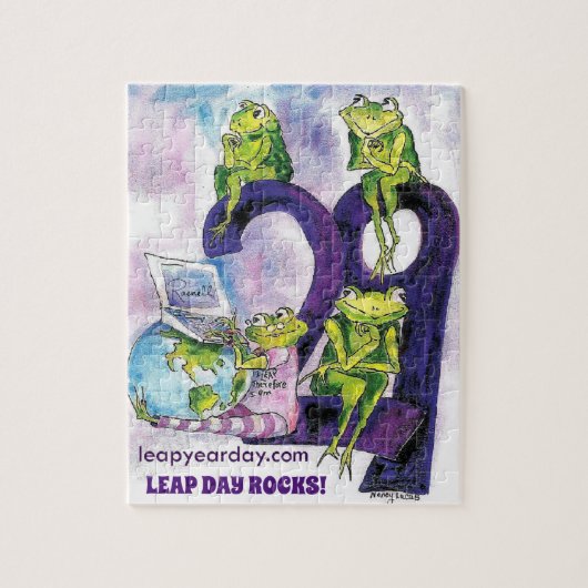 閏年の日2月29日 ジグソーパズル (縦)