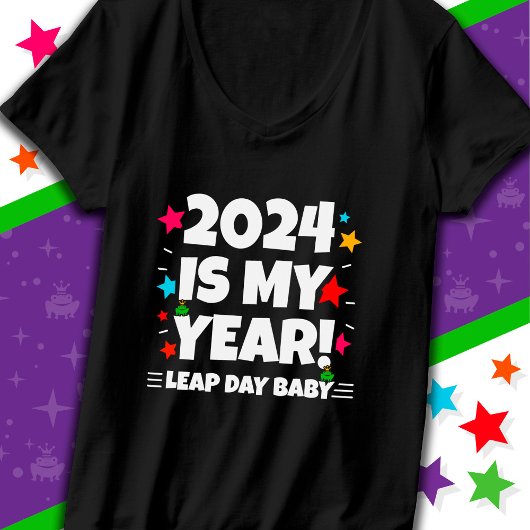 閏年の日2024は私の年2月29誕生日 Tシャツ