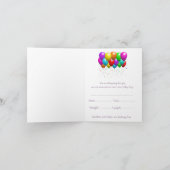 閏年の誕生のお知らせ 招待状 (内部)