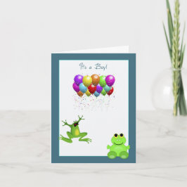 閏年の誕生のお知らせ 招待状