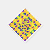 閏年ナプキンのパーティーまたはディナー スタンダードカクテルナプキン (角)