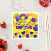 閏年ナプキンバルーン スタンダードカクテルナプキン (インサイチュ)