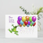 閏年ハッピーバースデーカード カード (スタンド正面)