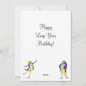 閏年リボンダンサー シーズンカード (裏面)