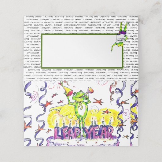 閏年座席表 プレイスカード (外部開封)