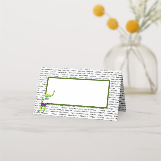 閏年座席表 プレイスカード (裏面)