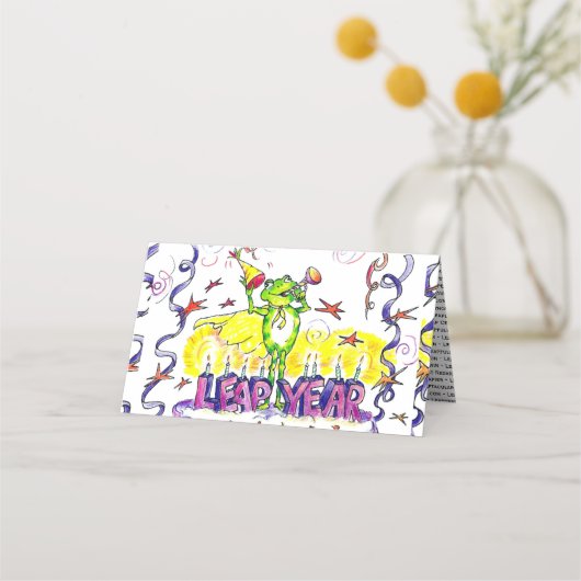 閏年座席表 プレイスカード (正面)