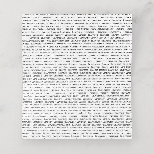 閏年座席表 プレイスカード (内部開封)