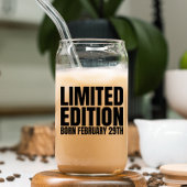 閏年生まれ誕生日2月29日うるう日 ガラス缶