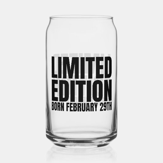閏年生まれ誕生日2月29日うるう日 ガラス缶 (裏面)