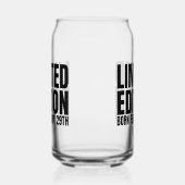 閏年生まれ誕生日2月29日うるう日 ガラス缶 (左)