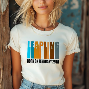 閏年誕生日生まれ2月29日リープリング Tシャツ