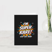 閏年誕生日2月29日うるう日誕生日 カード (正面)