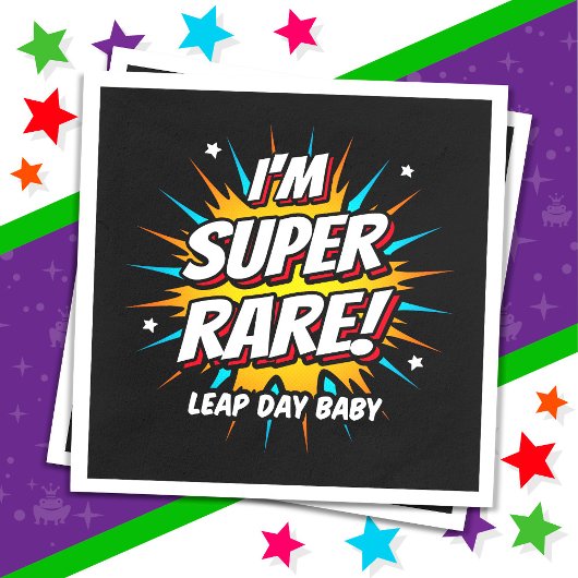 閏年誕生日2月29日うるう日誕生日 スタンダードカクテルナプキン