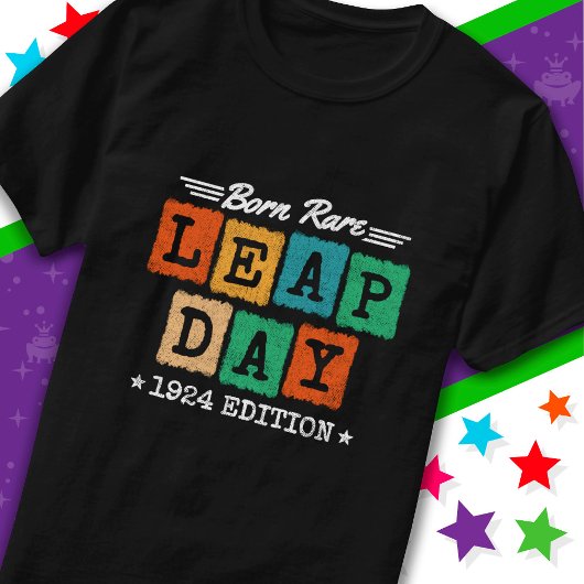 閏年1924年生まれ稀1924うるう日誕生日 Tシャツ