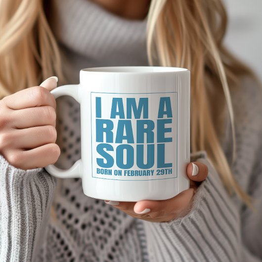 閏日2月29日うるう年誕生日Aレアソウル コーヒーマグカップ