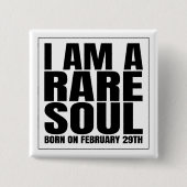 閏日2月29日うるう年誕生日Aレアソウル 缶バッジ (正面)