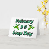 閏日2月29日 カード (黄色い花)