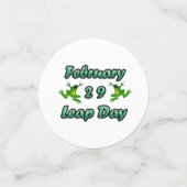 閏日2月29日 コンフェッティ (スモール正面)