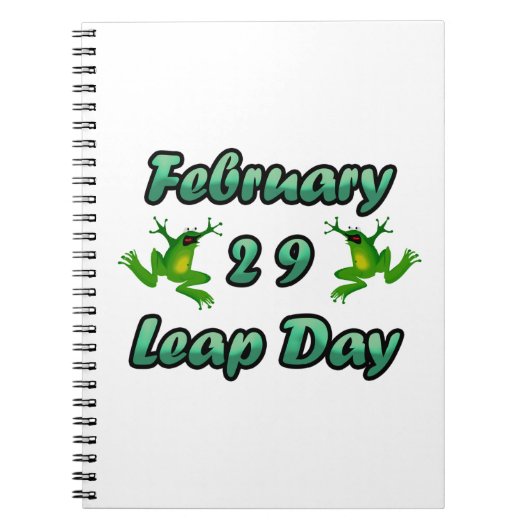 閏日2月29日 ノートブック (正面)