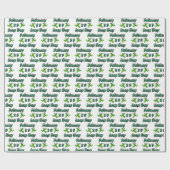 閏日2月29日 ラッピングペーパー (フラット)