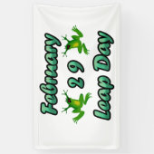 閏日2月29日 横断幕 (縦)