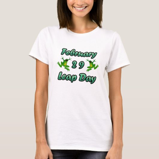 閏日 2月29日 Tシャツ (正面)