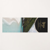 閑静なビーチ – ヨガマット (正面(横))