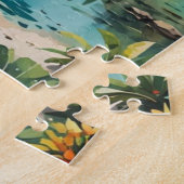 閑静なラグーンシュノーケリングサイト ジグソーパズル (側面)