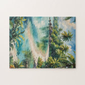 閑静なラグーンシュノーケリングサイト ジグソーパズル (横)