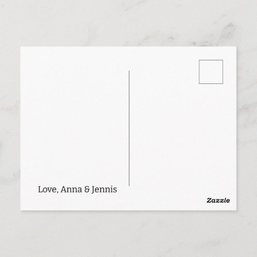 間かわいらしもなくミニバンが必要だ。追加する ポストカード (裏面)