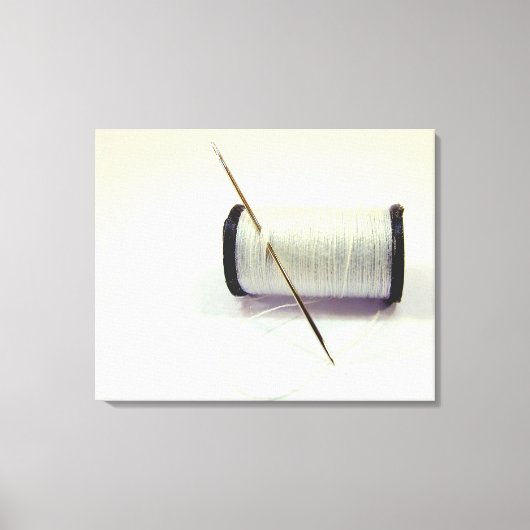 間に合う縫い目 キャンバスプリント (正面)
