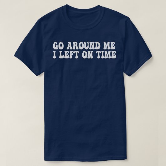 間のまわりにに合わ離れせて Tシャツ (デザイン正面)