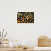 間の休戦の寓話 ポスター (キッチン)