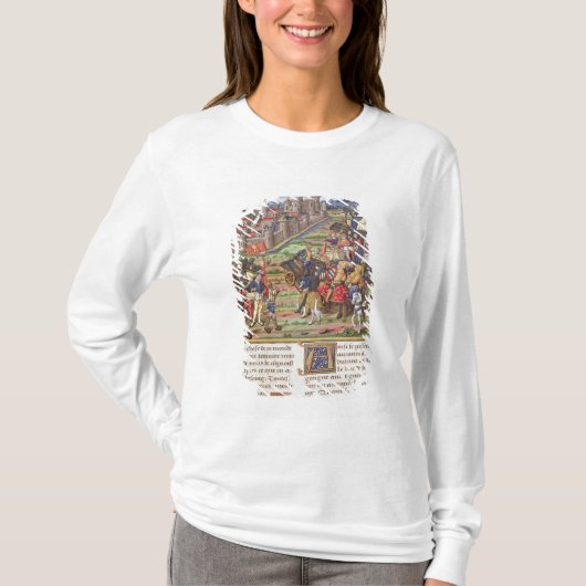 間の戦争シャルル Tシャツ (正面)