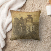 間の素朴な枕を坐らせて下さい クッション (ブランケット)