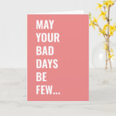 間もなくおもしろいがんが上機嫌になる カード (黄色い花)