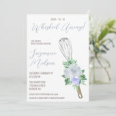 間もなくささやかれ遠くにる!キッチンブライダルシャワー 招待状 (スタンド正面)