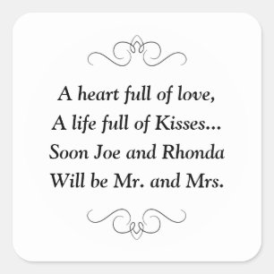 間もなくミセス・スクエアのステッカー スクエアシール