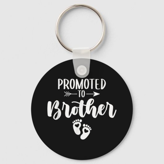 間もなく兄弟女性おもしろい妊娠に昇進する キーホルダー (正面)