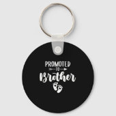 間もなく兄弟女性おもしろい妊娠に昇進する キーホルダー (正面)