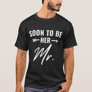 間もなく夫となる人 結婚する人 婚約者 ウェディング Tシャツ
