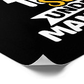 間もなく新しい管理の下で独身パーティー ポスター (角)