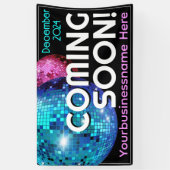 間もなく来のグランドオープン発表 横断幕 (縦)